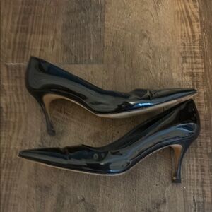 Classic Black Patent Leather Heels